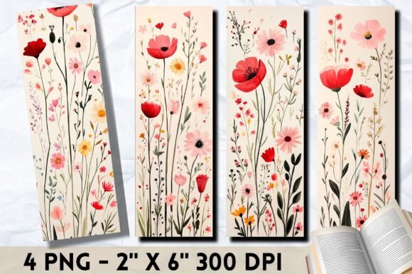 Botanical Flower Bookmark Painting Review