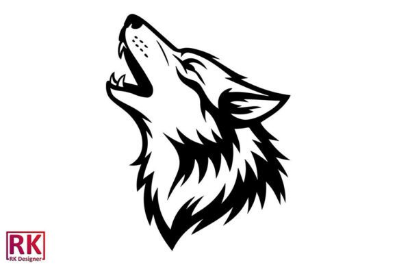 Howling Wolf SVG: A Bold Illustration for Modern Design Projects