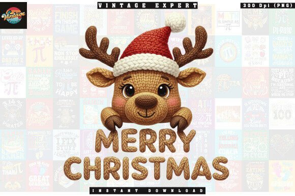 Reindeer Merry Christmas Yarn Crochet Embroidery Review
