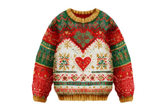 Ugly Christmas Heart Sweater Review for Digital Sellers