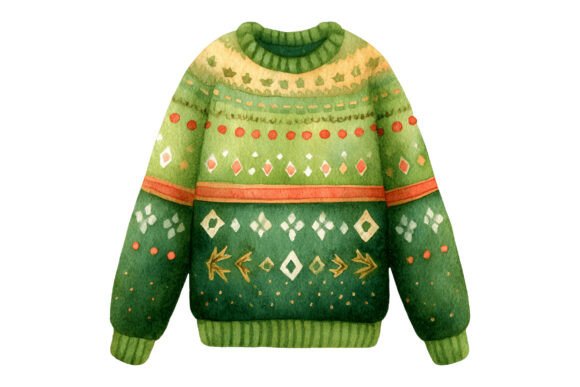 Ugly Christmas Sweater PNG Green: A Crafter’s Review of Seasonal Illustrations