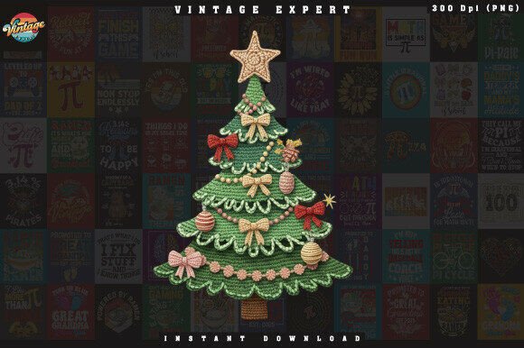 Winter Christmas Tree Yarn Crochet PNG: A Designer’s Review for Bloggers and Publishers
